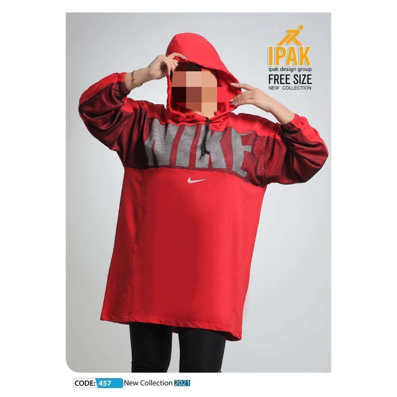 هودی تک کلاهدار دورس داخل کرکی عالی قد ۸۰ فری ۳۶ تا ۴۴ تن شیک