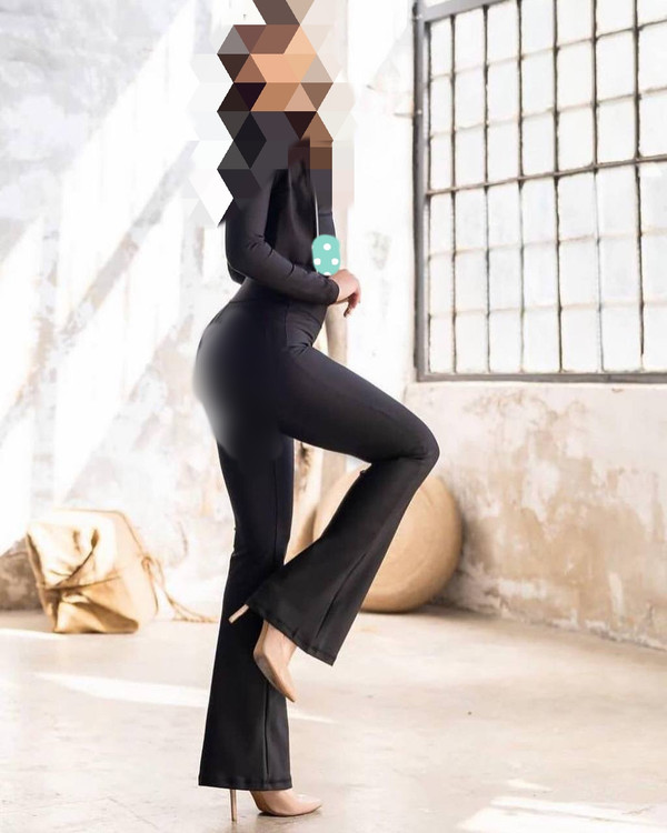 شلوار لگ بوتکات دمپا گشاد کمرگنی ویسکوز فول صد در صد گِرم بالا،مدیوم،لارج، ایکس لارج،تن شیک