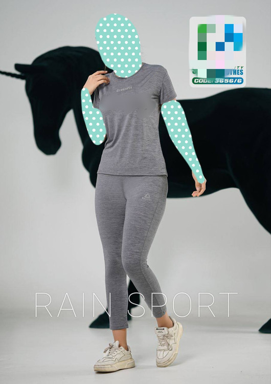 ست ورزشی اسپرت تیشرت شلوار پنبه فانریپ فری ۳۸ تا ۴۴ تن شیک