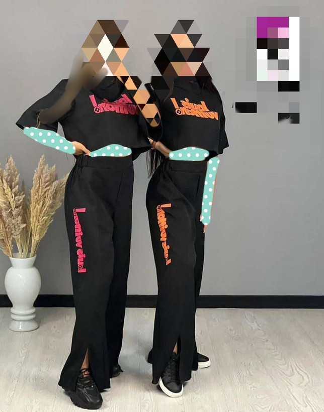 ست کراپ و تیشرت شلوار فول ویسکوز صد در صد عالی فری ۳۸ تا ۴۴ تن شیک