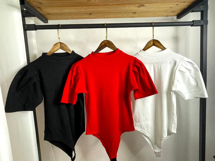 بادی آستین کوتاه آستین چیندار فانریپکبریتی عالی فری ۳۸ تا ۴۲ تن شیک