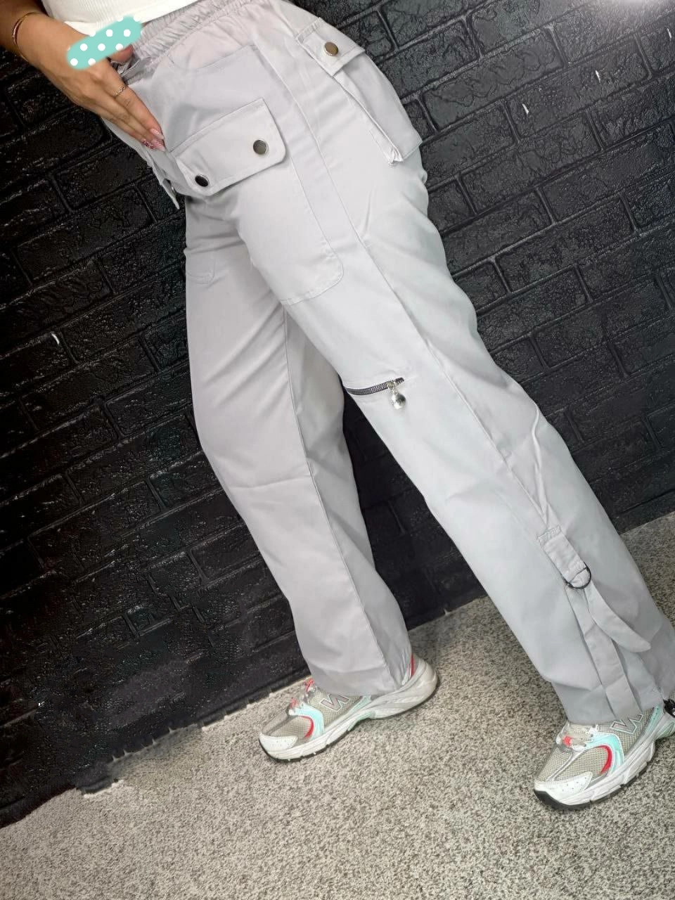 شلوار کارگو اسپرت ایت 8جنس کتان عالی فری ۳۸ تا ۴۴ تن شیک