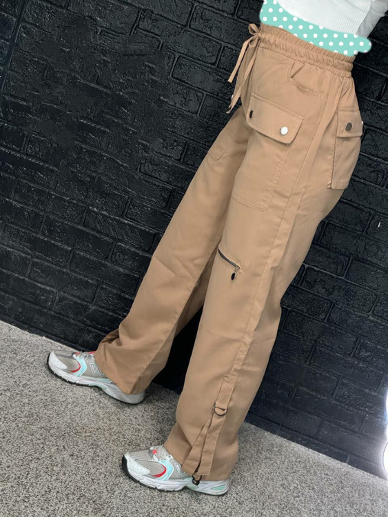 شلوار کارگو اسپرت ایت 8جنس کتان عالی فری ۳۸ تا ۴۴ تن شیک