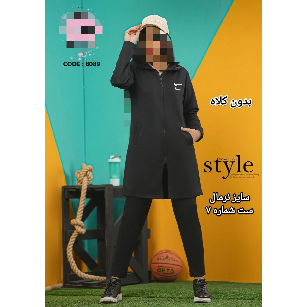 ست مانتو و شلوار ورزشی و اسپرت سوپر غواصی عالی ۲ سایز بندی( ۳۸ تا ۴۴) و (۴۴ تا ۵۰ )تن شیک