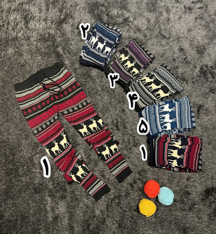 شلوار بافت ضخیم اورجینال گِرَم بالا گرم و لطیف فری ۳۸ تا ۴۶ تن شیک