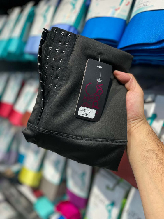 شلوار لگ کمر گنی چربیسوزی کمر قزن دار ۲۰ سانتی گنی ۲ سایز بندی تن شیک