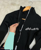 پیراهن تونیک ماکسی بلند آستین شصتی جلو یقه زیپدار فانریپ پنبه کبریتی عالی فری ۳۶ تا ۴۴ تن شیک