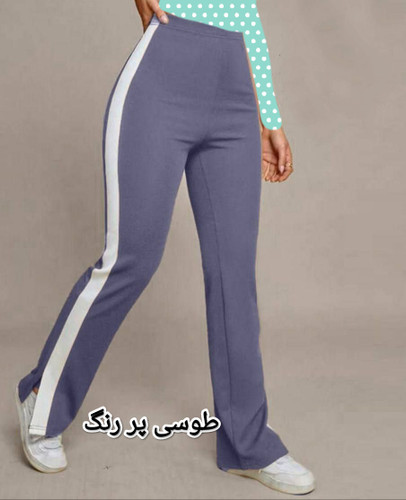 شلوار کبریتی عالی بغل نوار دمپا چاکدار کشسانی بالا و عالی فری ۳۶ تا ۴۴ تن شیک