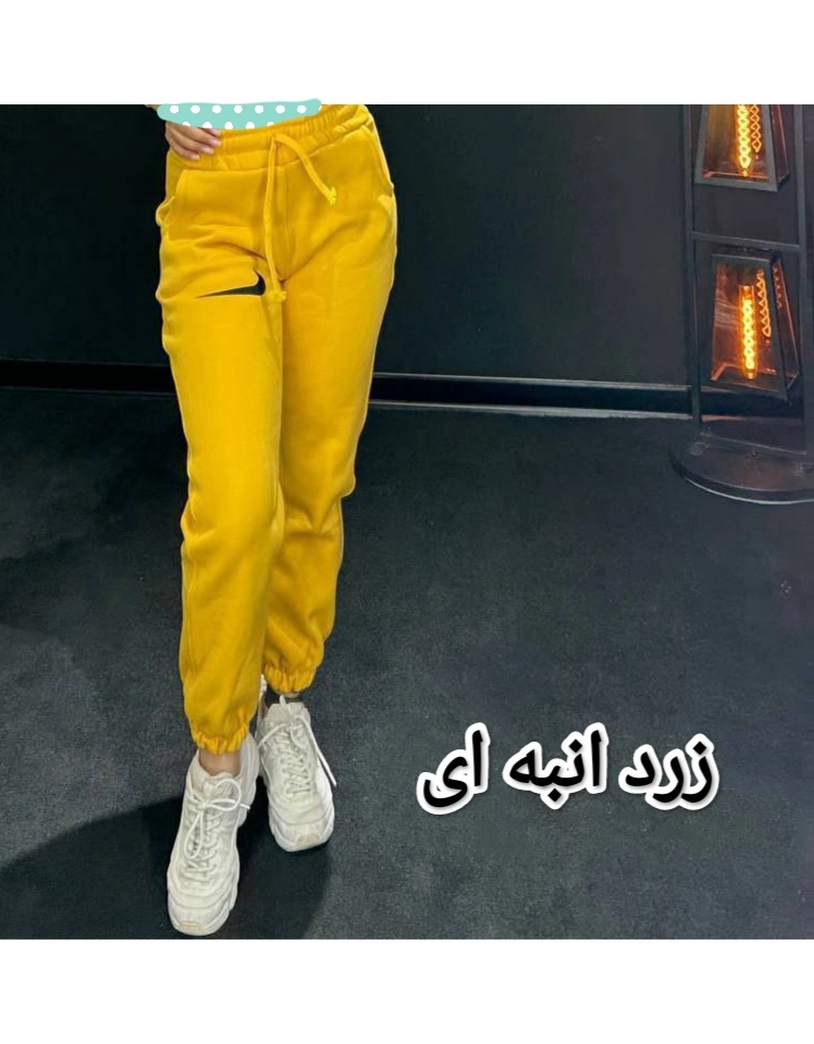 شلوار اسلش نایک دمپا لوله دورس پنبه پشت خارخورده سایزبندی از ۳۸ تا ۴۴ تن شیک