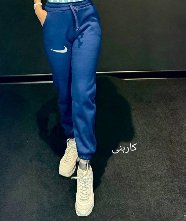 شلوار اسلش نایک دمپا لوله دورس پنبه پشت خارخورده سایزبندی از ۳۸ تا ۴۴ تن شیک