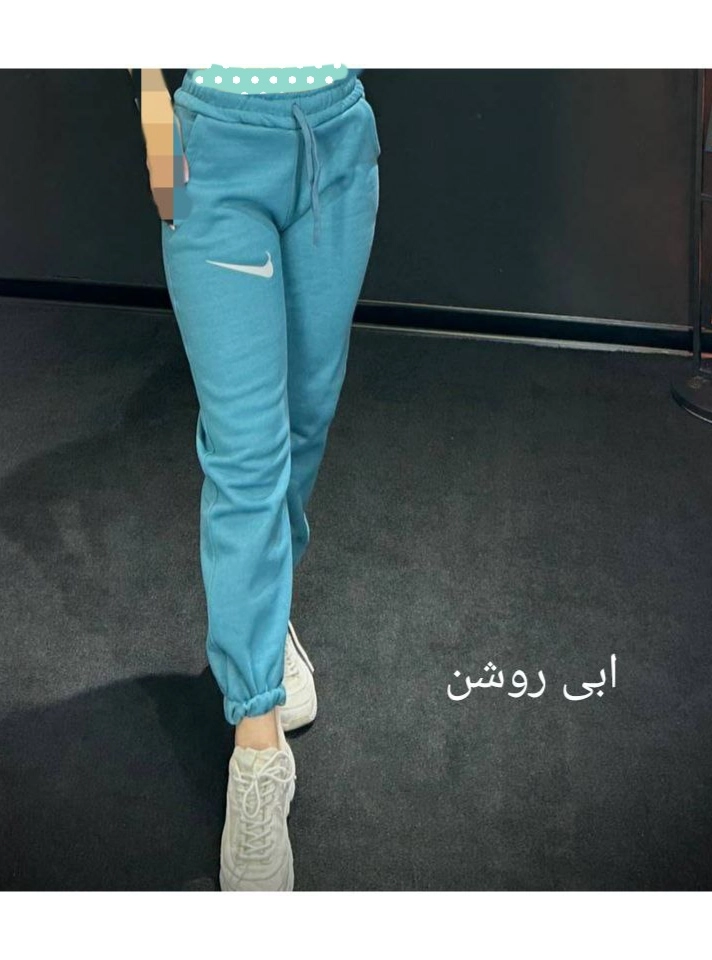 شلوار اسلش نایک دمپا لوله دورس پنبه پشت خارخورده سایزبندی از ۳۸ تا ۴۴ تن شیک