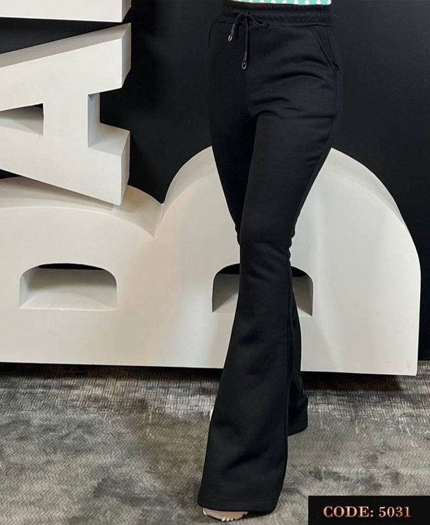 شلوار بوتکات دمپا گشاد دورس داخل کرکی عالی قد از کمر ۱۱۳ فری ۳۶ تا ۴۴ تن شیک