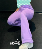 شلوار بوتکات دورس پنبه پشت خار خورده کرکی عالی درجه یک قد ۱۰۵ سایزبندی تن شیک