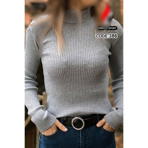 بلوز یقه اسکی فانریپ کشی عالی فری ۳۸ تا ۴۴ تن شیک