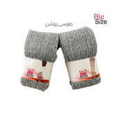 جوراب شلواری بافت گندمی بیگ سایز فری ۳۶ تا ۵۲ تن شیک