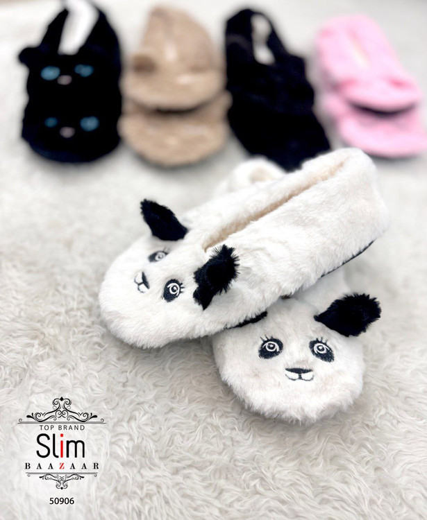 پاپوش زمستونی تدی خزدار گرم و لطیف فری 36 تا 40 تن شیک