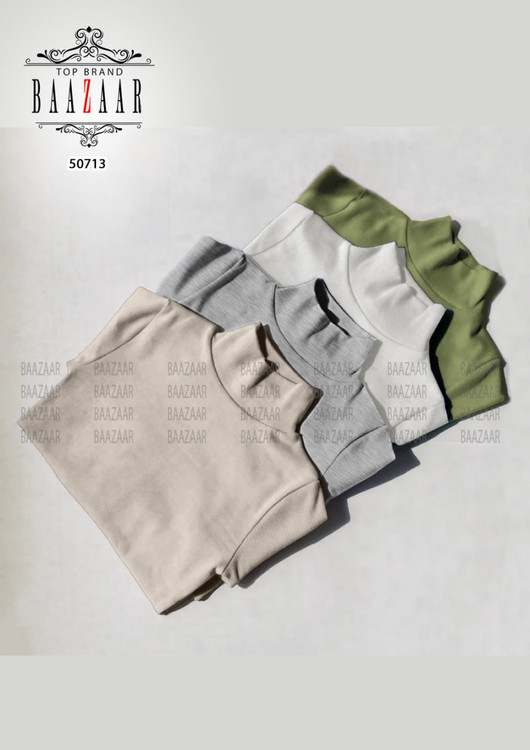 بلوز یقه اسکی فینگردار شصتی فانریپ پنبه کبریتی قد ۵۰ فری ۳۶ تا ۴۲ برای ۴۴ جذب تن شیک