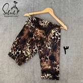 شلوار مخمل پلنگی دو رو فاق بلند قواره دار قد ۱۰۵ فری ۴۰ تا ۵۲ تن شیک