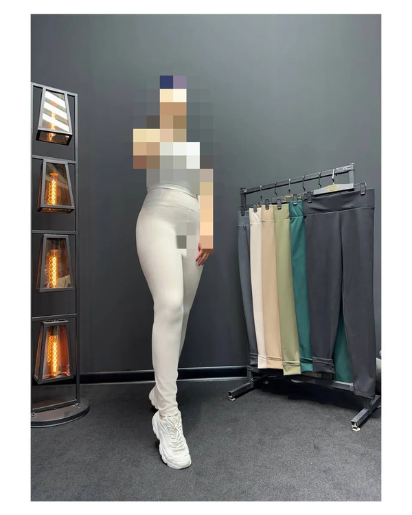 شلوار لگ کبریتی داخل کرکی ترک برند هیوا کمر گنی سایزبندی از ۳۸ تا ۴۴ تن شیک