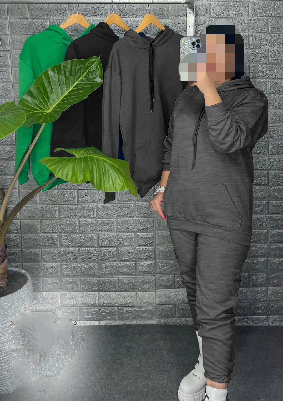 50915ست هودی جاگر دورس داخل کرکی عالی بیگ سایز بزرگ فری سایز 42 تا 48(50 جذب) تن شیک