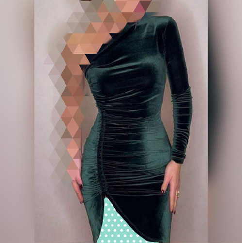 پیراهن مجلسی مخمل فول کش کره ای عالی فری 38 تا 46 تن شیک