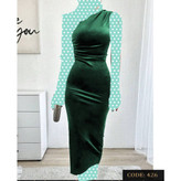 پیراهن مجلسی رومی مخمل دو طرف کشی قواره دار قد ۱۳۰ فری ۳۶ تا ۴۶ تن شیک