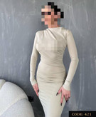 421 پیراهن ماکسی بلند مجلسی فانریپ پنبه کبریتی قد ۱۳۵ فری ۳۶ تا ۴۴ تن شیک