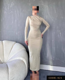 421 پیراهن ماکسی بلند مجلسی فانریپ پنبه کبریتی قد ۱۳۵ فری ۳۶ تا ۴۴ تن شیک