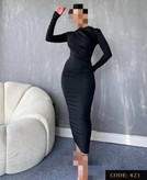 421 پیراهن ماکسی بلند مجلسی فانریپ پنبه کبریتی قد ۱۳۵ فری ۳۶ تا ۴۴ تن شیک