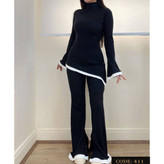 411 تیشرت شلوار بغل چاکدار فانریپ پنبه کبریتی فری ۳۶ تا ۴۲ تن شیک