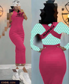 پیراهن ماکسی بلند پشت ضربدری فانریپ پنبه کبریتی قد ۱۳۲ فری ۳۶ تا ۴۲ تن شیک