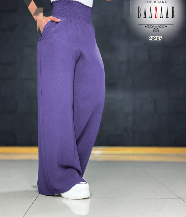 شلوار بگ دمپا گشاد کمر ماسوره ای ابر و بادی عالی قد ۱۰۰ فری ۳۸ تا ۴۲ تن شیک