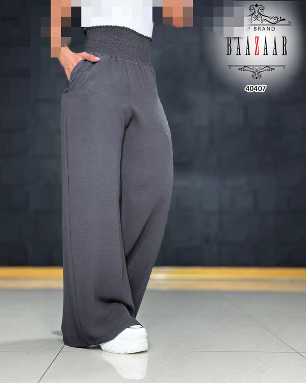 شلوار بگ دمپا گشاد کمر ماسوره ای ابر و بادی عالی قد ۱۰۰ فری ۳۸ تا ۴۲ تن شیک