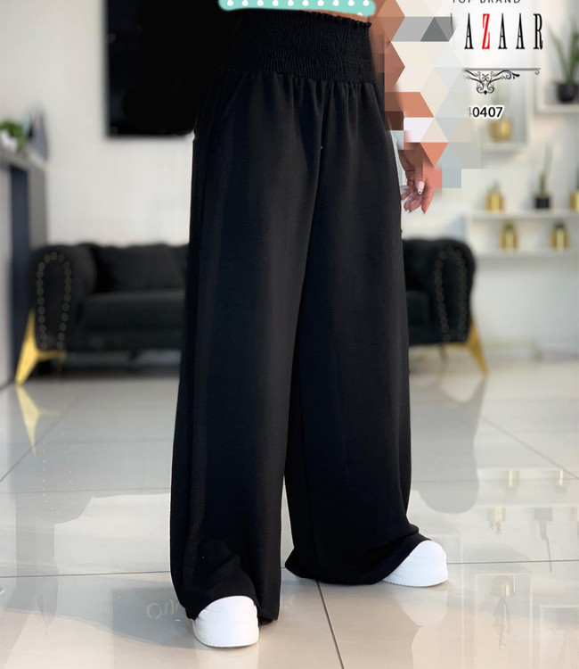 شلوار بگ دمپا گشاد کمر ماسوره ای ابر و بادی عالی قد ۱۰۰ فری ۳۸ تا ۴۲ تن شیک