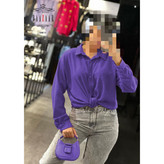 شومیز مانتویی ابر و بادی وارداتی فری 38 تا 42 تن شیک