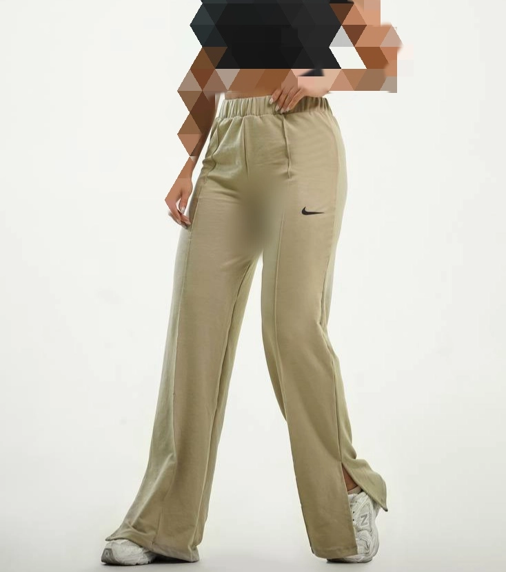 شلوار دمپا چاکدار نایکی جلو خط دار پنبه گلکسی لطیف فری 38 تا 44 تن شیک