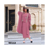 ست رویه و دامن مدل خلیجی ابر و بادی فری ۳۸ تا ۴۸ تن شیک