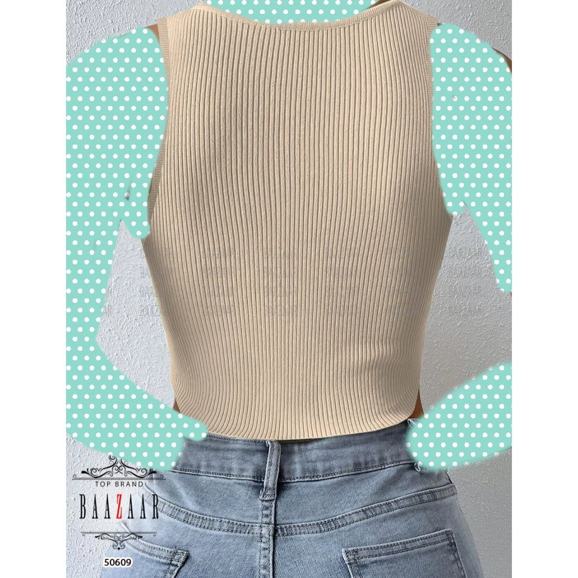 کراپ نیمتنه بیسیک فانریپ کبریتی قد ۴۵ فری ۳۶ تا ۴۲ تن شیک