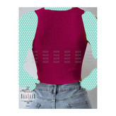 کراپ نیمتنه بیسیک فانریپ کبریتی قد ۴۵ فری ۳۶ تا ۴۲ تن شیک