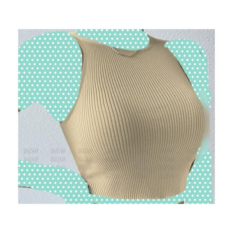 کراپ نیمتنه بیسیک فانریپ کبریتی قد ۴۵ فری ۳۶ تا ۴۲ تن شیک