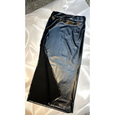 دامن زنانه و دخترانه لاتکس غواصی طرح چرم کمر ۵ سانتی قد ۸۰ فری ۳۶ تا ۴۰ تن شیک