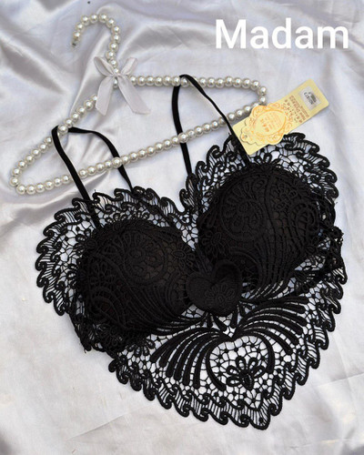 کراپ نیمتنه گیپورِ قلبی عالی فری ۳۶ تا ۴۴ تن شیک