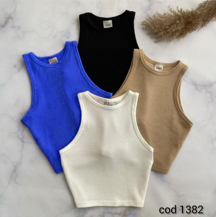 نیمتنه نیم تنه تاپ کراپ فانریپ پنبه کبریتی فری 38 تا 42 تن شیک