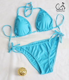 ست بیکینی دو تکه گره ای بند متحرک پارچه مایویی ضد کلر فری ۳۶ تا ۴۲ تن شیک