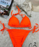 ست بیکینی دو تکه گره ای بند متحرک پارچه مایویی ضد کلر فری ۳۶ تا ۴۲ تن شیک