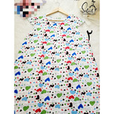 سارافون ساحلی نخی پیله دار سرشانه چیندار نخی تایلندی تن شیک