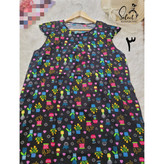 سارافون ساحلی نخی پیله دار سرشانه چیندار نخی تایلندی تن شیک