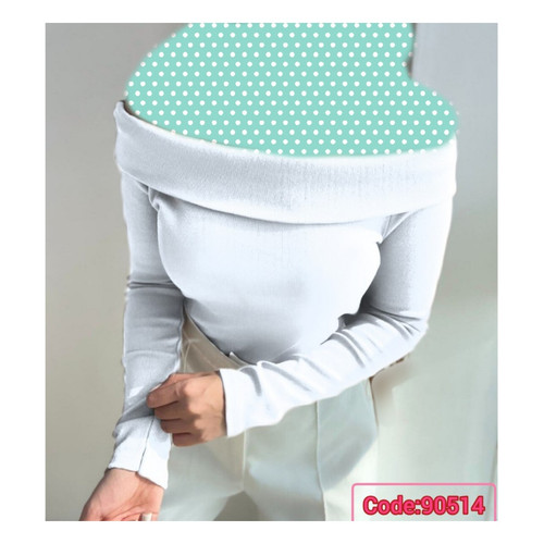 بادی آستین بلند یقه قایقی فانریپ پنبه کبریتی فری 36 تا 44 تن شیک