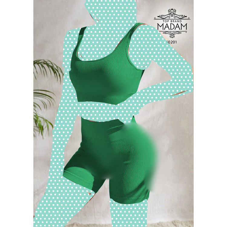 ست تاپ شورتک کمر گنی فانریپ کبریتی فری 36 تا 44 تن تاک