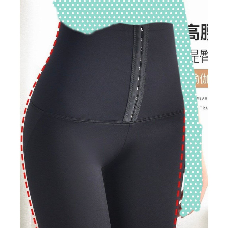 شلوارک بایکر چربیسوزی لیفت باسن اسلیم کمرگنی ۳ ردیف قزندار برای تنظیم سایز و سایزبندی تن شیک